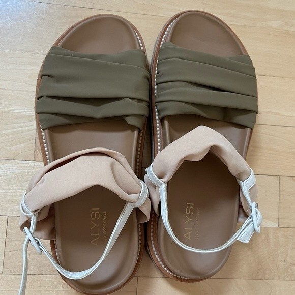 Alysi Leather Platform Shoes 39 NWOB - Picture 6 of 16